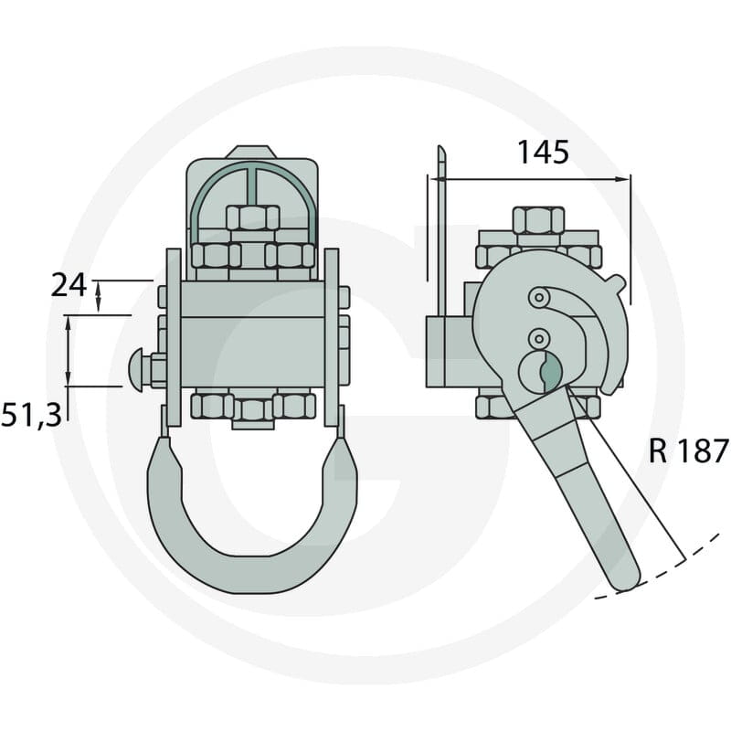 Faster Gniazdo P506 gwint zew. 4x M22x1,5 (15L) 86003052 - Sklep PoltechParts