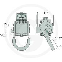 Faster Gniazdo P506 gwint zew. 4x M22x1,5 (15L) 86003052 - Sklep PoltechParts