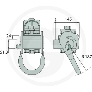 Faster Gniazdo P506 gwint zew. 4x M22x1,5 (15L) 86003052