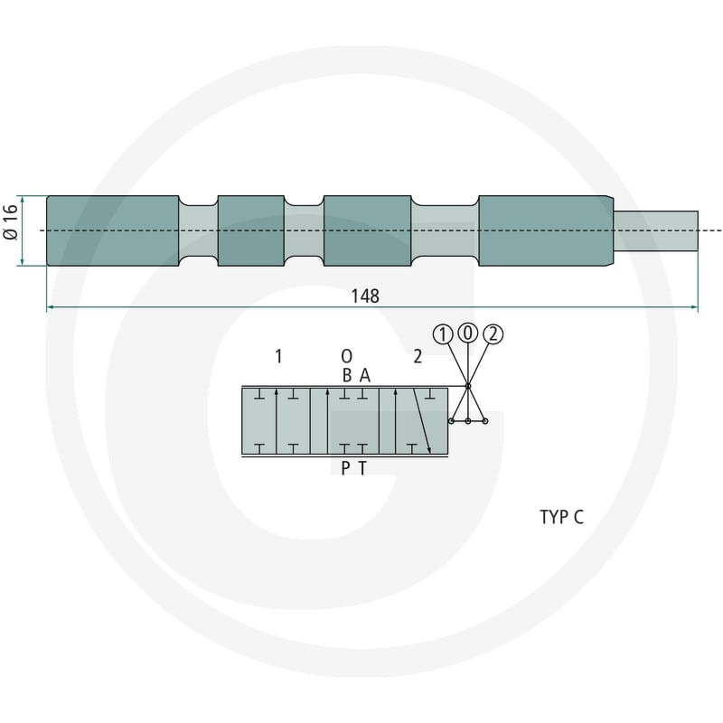 GRANIT X-PS40-S-C tłok C jednostronnego działan 87001020 - Sklep PoltechParts