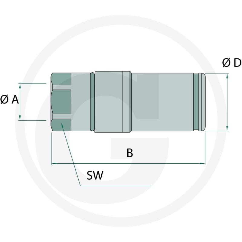 Faster Gniazdo 8L grodziowe 86000157 - Sklep PoltechParts