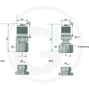Hydrotechnik Złącze kontrolne M-DKOS 16S (M24x1,5) 85000074