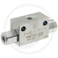 Oleodinamica Marchesini Zawór alternatywny VU2P-1/4" BSP 85002037 - Sklep PoltechParts