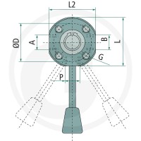 Oleodinamica Marchesini Zawór 6-drożny 3/8" BSP 85036085 - Sklep PoltechParts