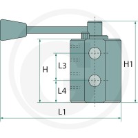 Oleodinamica Marchesini Zawór 6-drożny 3/8" BSP 85036085 - Sklep PoltechParts