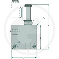 Oleodinamica Marchesini 2/2- zawór wielodrożny ZWV-E-NO-2-06-S-1 85016087 - Sklep PoltechParts