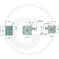 GRANIT Silnik zębaty gr.2 14cc EU 1:8 87001304 - Sklep PoltechParts