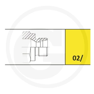Faster Wtyczka MF gwint wew. M22x1,5 (15L) DN10 86002210