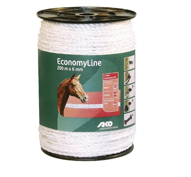 Linka ogrodzeniowa Economy Line, 6 mm 200 m AKO