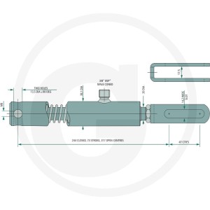 GRANIT Siłownik hamulcowy SRBR20SL 82000420