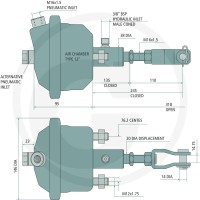 GRANIT Siłownik hamulcowy T12-20 82000423 - Sklep PoltechParts