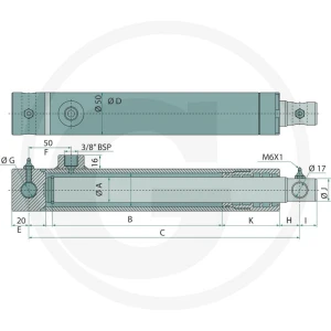 GRANIT Siłownik-EW-30-300-420 8203030E