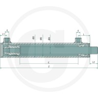 Contarini Siłownik DW-OB-035/025x016x0150 82003012 - Sklep PoltechParts
