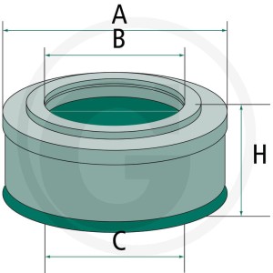 GRANIT Filtr oleju hydraulicznego/przekładniowe 8002249