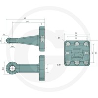 Scharmüller Ucho zaczepu 77700654240 - Sklep PoltechParts