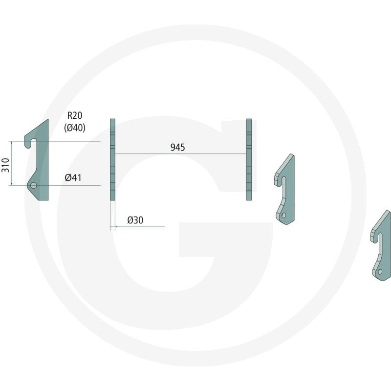 GRANIT Zestaw elementów wypalanych 778755261 - Sklep PoltechParts