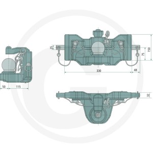 Rockinger Zaczep automatyczny 787825A3040C