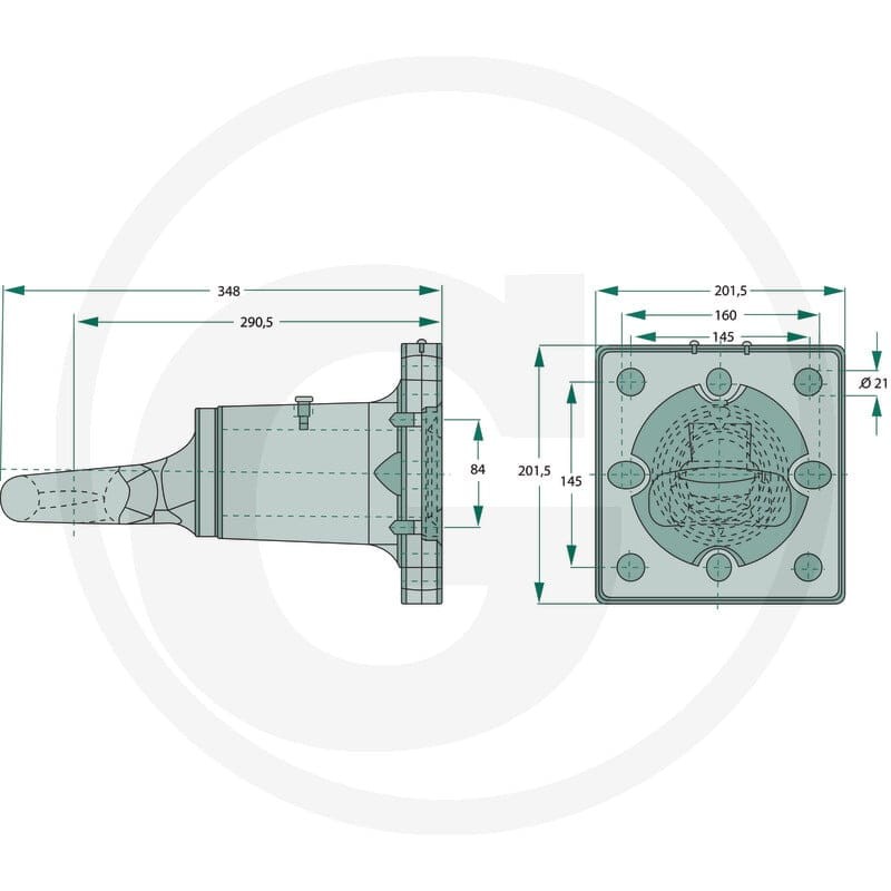 Scharmüller Ucho zaczepu 77700654430 - Sklep PoltechParts