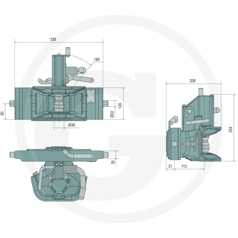 Scharmüller Zaczep automatyczny 777033353221 - Sklep PoltechParts
