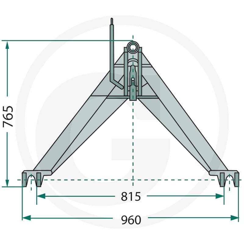 GRANIT Trójkąt ciągnikowy 778755139 - Sklep PoltechParts