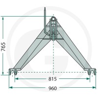 GRANIT Trójkąt ciągnikowy 778755139 - Sklep PoltechParts