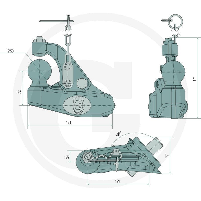 Scharmüller Układ kierowania kół tylnych 77700520660 - Sklep PoltechParts