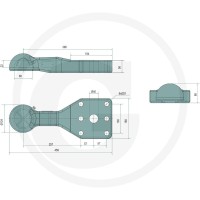 Scharmüller Ucho zaczepu 77700650911 - Sklep PoltechParts