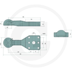 Scharmüller Ucho zaczepu 77700650911