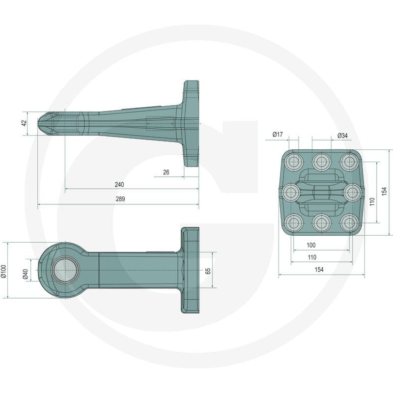 Scharmüller Ucho zaczepu 77700652250 - Sklep PoltechParts