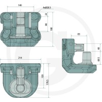 Scharmüller Zaczep Piton Fix 77700671040 - Sklep PoltechParts