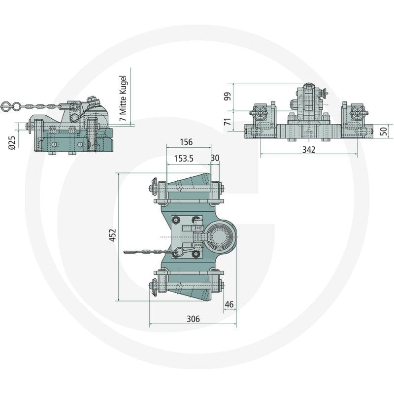 Scharmüller Płyta nośna 777009603060A11 - Sklep PoltechParts