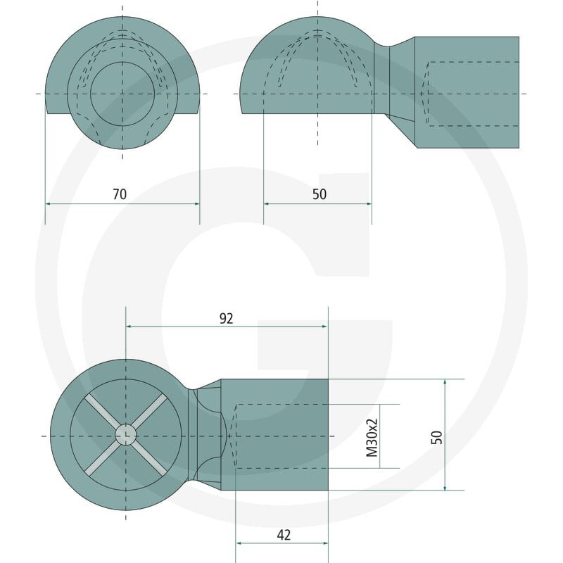 Rockinger Ucho zaczepu 78757L012 - Sklep PoltechParts