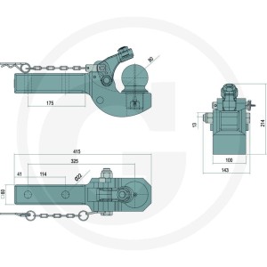 Scharmüller Pick-Up Hitch 77700421102
