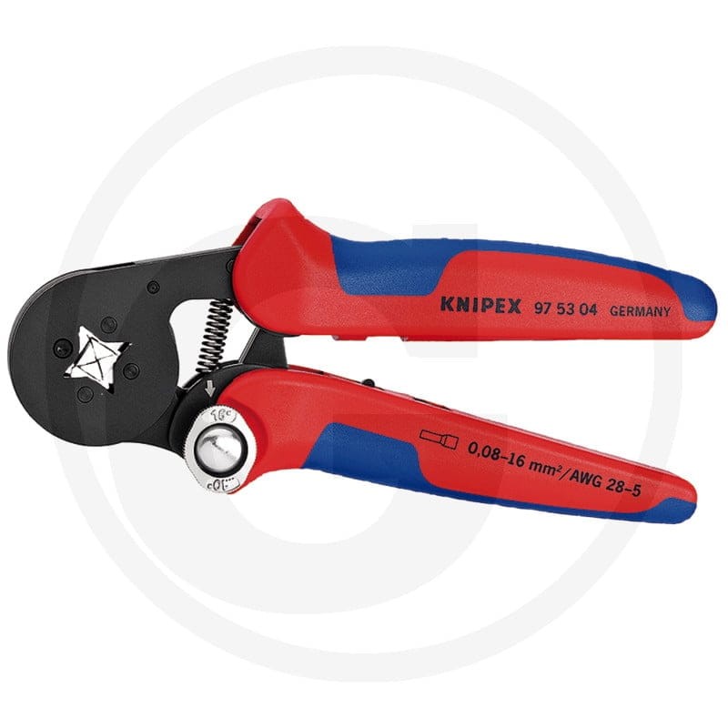 KNIPEX Samonastawne szczypce do zagniatania tul 760975304