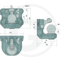 Scharmüller Zaczep kulowy 77700670081 - Sklep PoltechParts