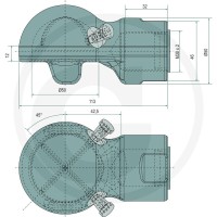 Scharmüller Ucho zaczepu 777006620030 - Sklep PoltechParts