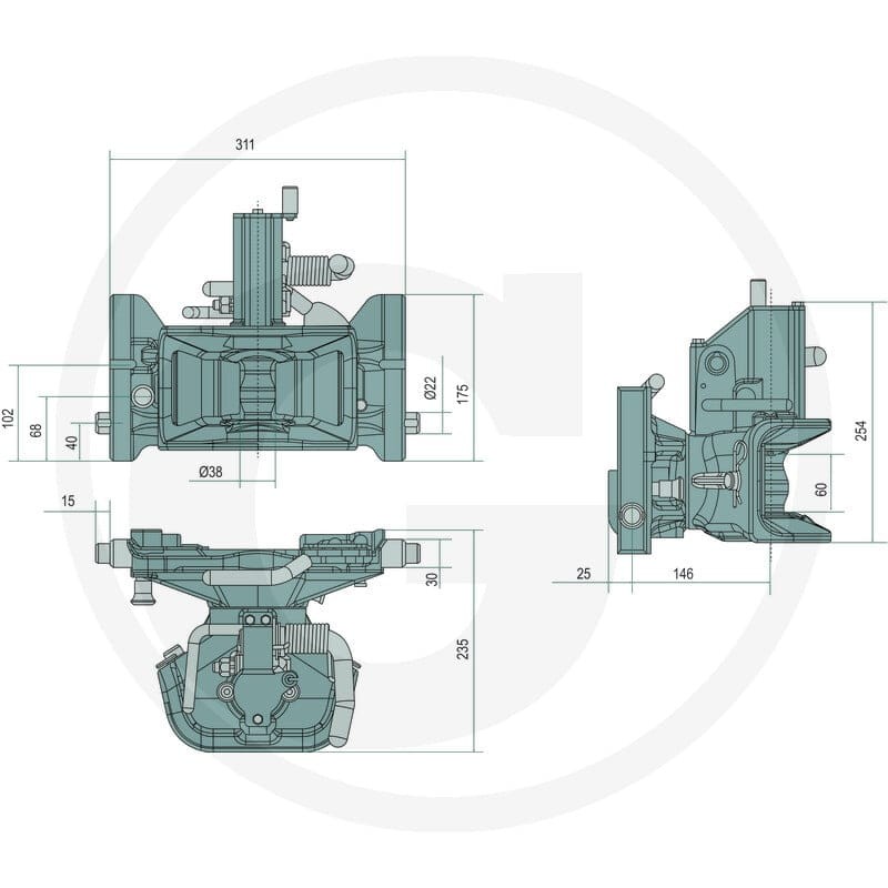 Scharmüller Zaczep automatyczny 777053113221 - Sklep PoltechParts