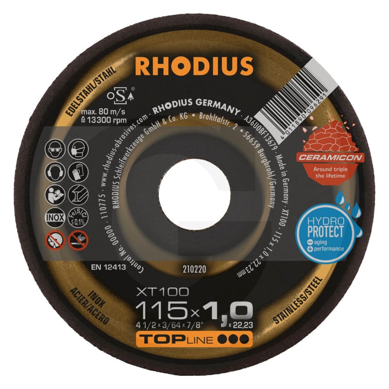 RHODIUS Tarcza tnąca XT100 CERAMICON 77500224