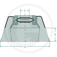 RHODIUS Szczotka garnkowa 775426177 - Sklep PoltechParts