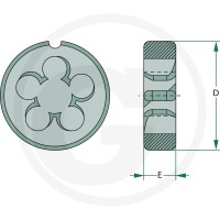 VÖLKEL Narzynki okrągłe DIN223 76024426 - Sklep PoltechParts