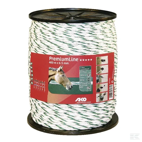 Linka ogrodzeniowa Premium Line, 6.5 mm 400 m