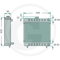 GRANIT chłodnica 74702100 - Sklep PoltechParts