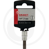 GRANIT BLACK EDITION 1/4" Bit - nasadka z rowkiem, 7 mm 7301082 - Sklep PoltechParts