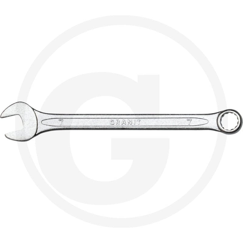 GRANIT BLACK EDITION Klucz szczękowo-oczkowy, z odsadzeniem 7 7301358 - Sklep PoltechParts