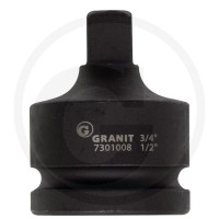 GRANIT BLACK EDITION Adapter nasadek udarowych 3/4" 7301008 - Sklep PoltechParts