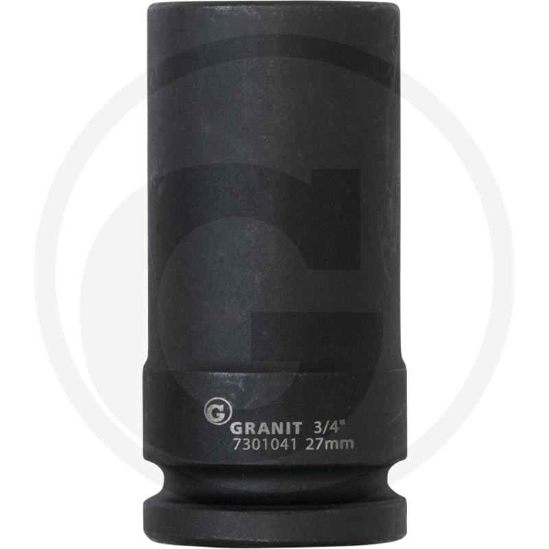 GRANIT BLACK EDITION 3/4" nasadka udarowa sześciokątna, długa, 27mm 7301041 - Sklep PoltechParts