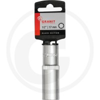GRANIT BLACK EDITION 1/2" Nasadka sześciokątna, długa, 17 mm 7301154 - Sklep PoltechParts