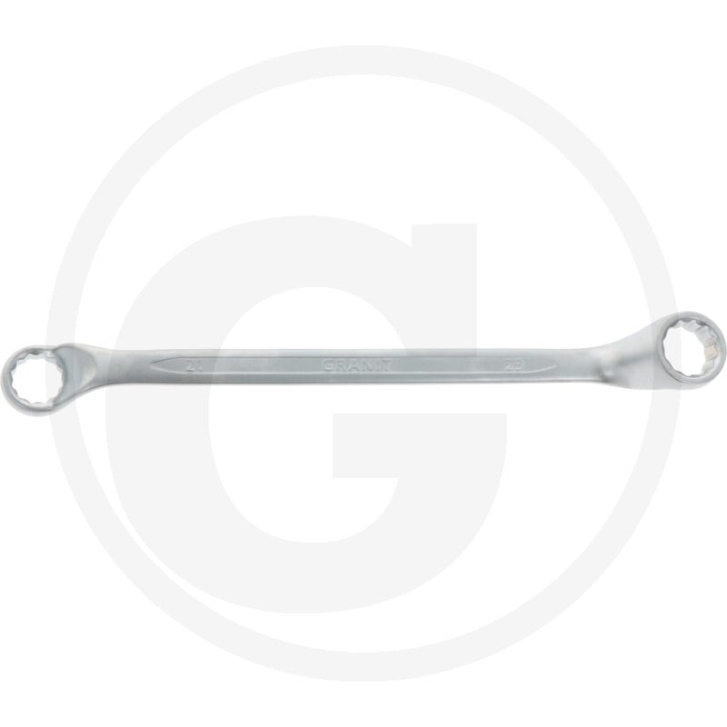 GRANIT BLACK EDITION Dwustronny klucz oczkowy, wygięty, 21x23 7301443 - Sklep PoltechParts