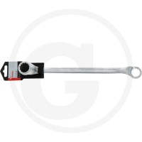 GRANIT BLACK EDITION Dwustronny klucz oczkowy, wygięty, 21x23 7301443 - Sklep PoltechParts