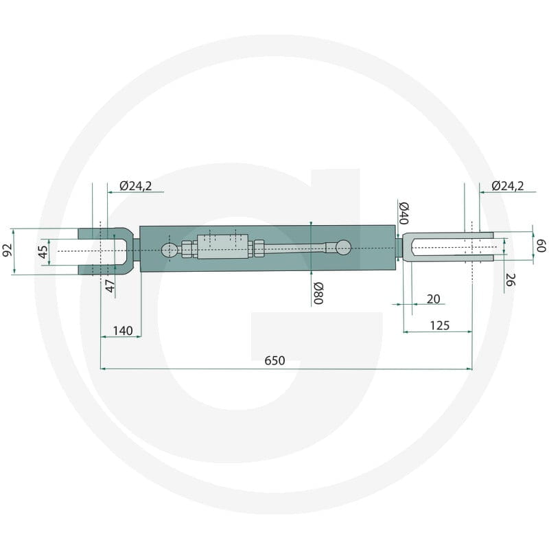 GRANIT Ramię podnośnika hydraulicznego 71804904 - Sklep PoltechParts